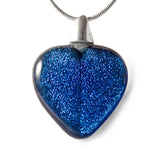 Dichroic Heart Pendant - Bath Aqua Jewellery