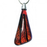 Fishtail Dichroic Glass Pendant